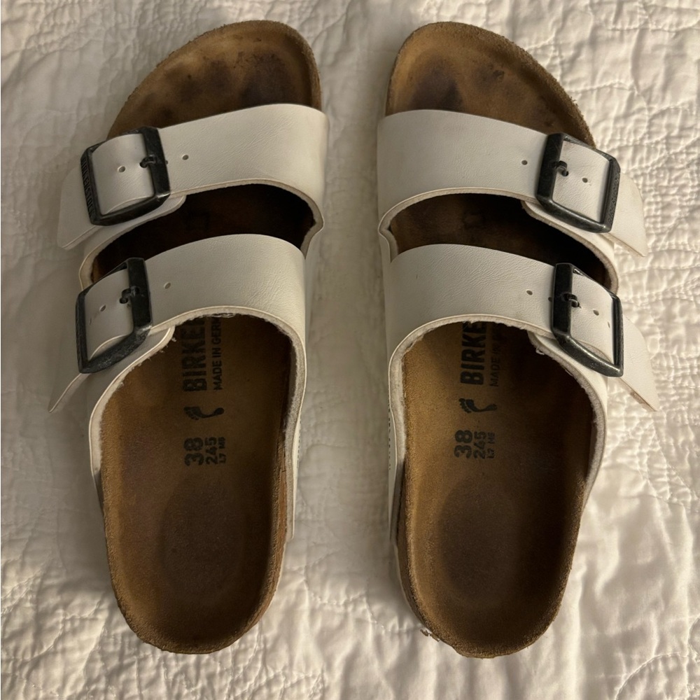 Birkenstocks. Size 7 white sandal.